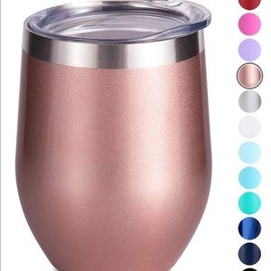 12oz double insulated tumbler-Rose gold